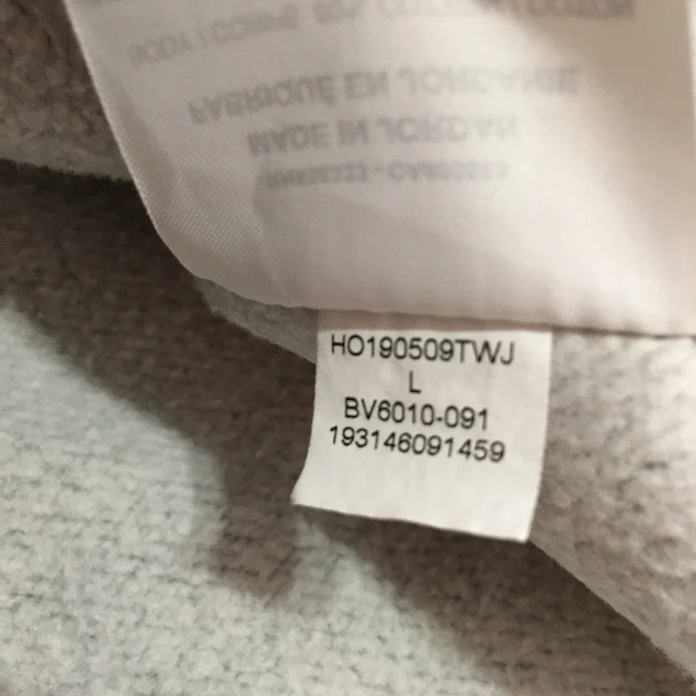 Nike Air Jordan Pullover Hoodie Mens Large Gray Jumpman Sweatshirt